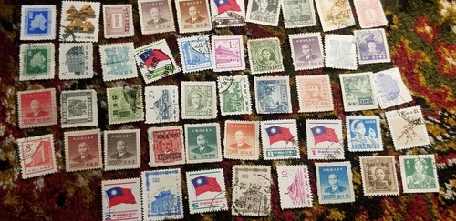 Collection china stamps - collection, of