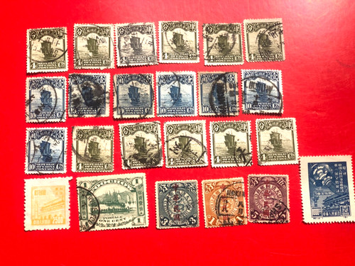 Francobollo porcellana usato - porcellana, e