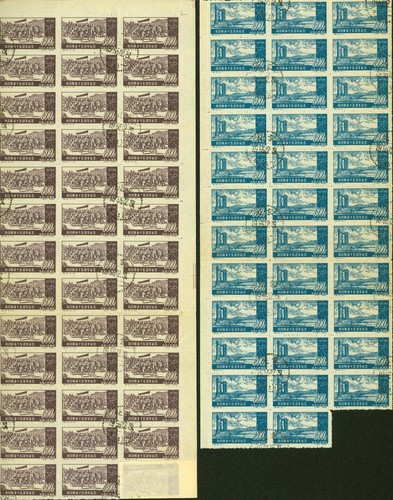 Cina 1952 francobolli usati - -,