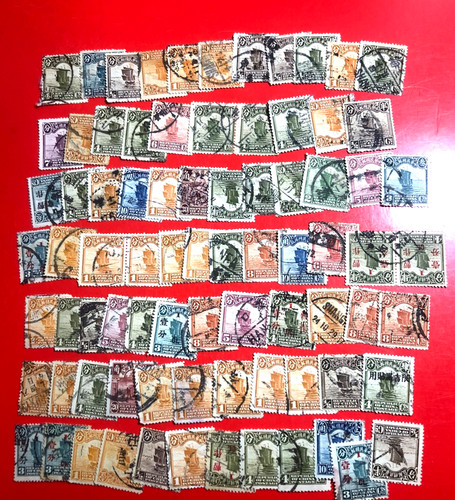 Francobollo porcellana usato - francobollo,