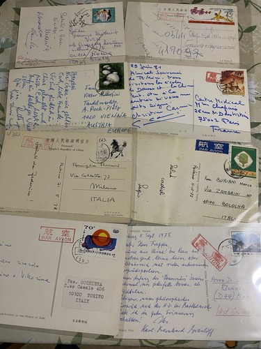 China stamps lot postacards - stamps,