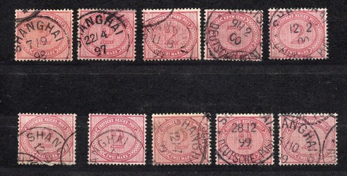 Cina 1897 lotto di - lotto, 10